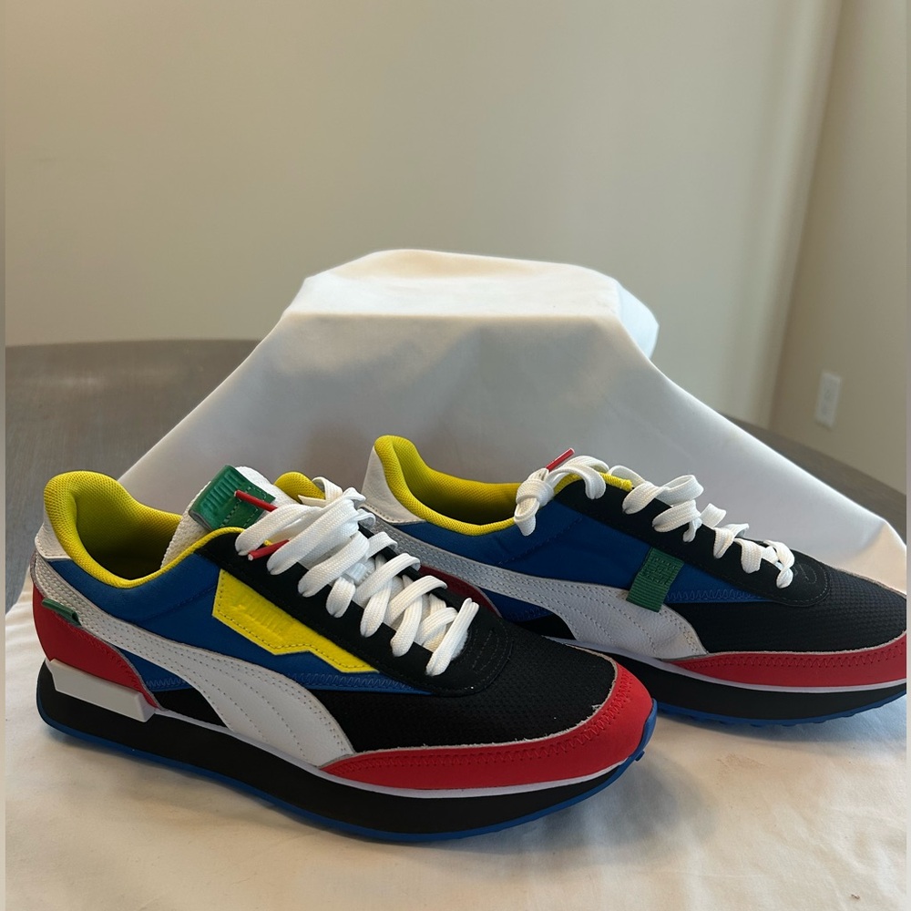 Puma Future Rider Men's Multicolor Sneakers Men 8 / Women 9.5 PreOwned Excellent